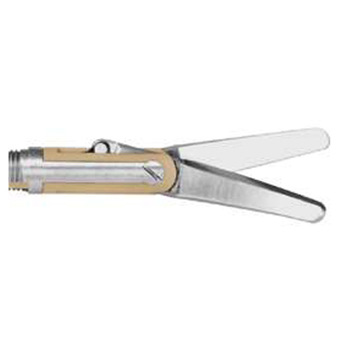 AlphaActiveGrip 5 mm, Bipolare Wolfram Karbidbeschichtete Metzenbaumschere gebogen